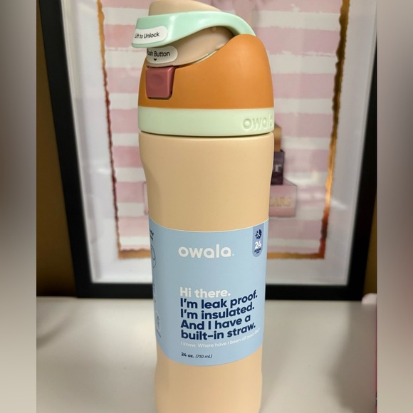 Owala FreeSip Stainless Steel Water Bottle 24 oz. - NWT - Picture 8 of 8